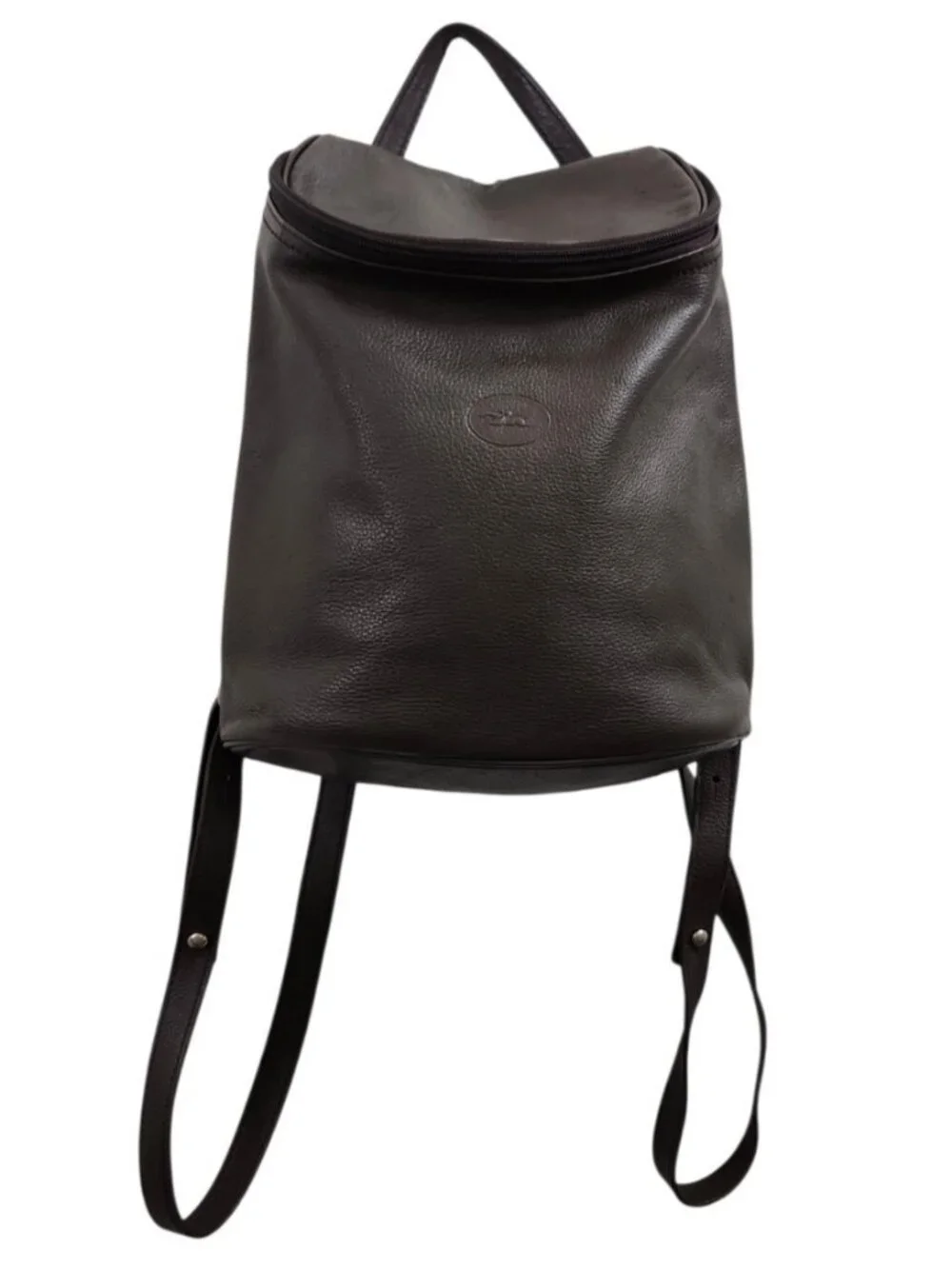 Longchamp Brown Leather Backpack - Picture 2 of 16